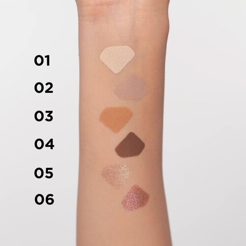 Eveline Cosmetics Wonder Match senčila za oči odtenek 06 Rose Glow 3 g Slike