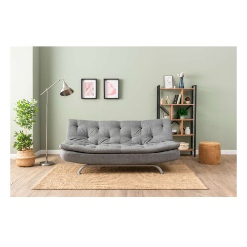 Atelier Del Sofa Rivo sklopiva sofa, 185x63x82cm, siva Slike