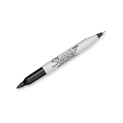 Sharpie marker twin tip crni 1/1 blister ( sh85877 ) Cene