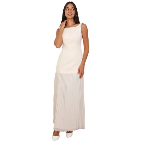 La Modeuse Dolge obleke 76299_P180685 Bež Slike