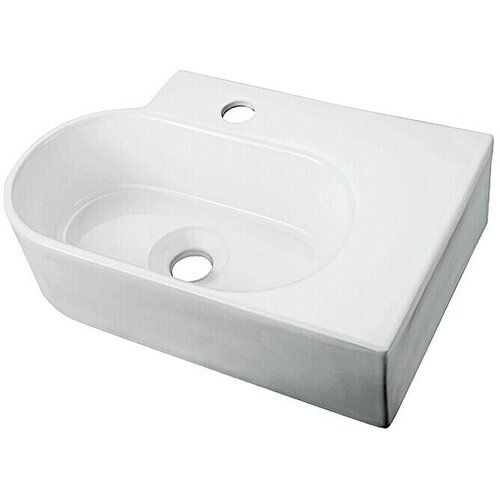 CAMARGUE Nadgradni umivaonik Teneriffa (Š x D: 47,2 x 30,3 cm, Bez posebne glazure, Rupa za slavinu: Sredina, S preljevom, Bijela boja) Cijene