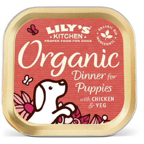 Lily's Kitchen organic puppies dinner - piščanec, svinjina, govedina in riba - 150 g 150 g Cene