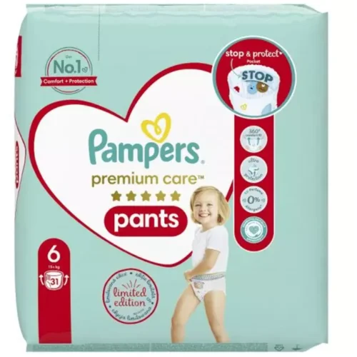 Pampers premium care pelene hlačice veličina 6 (15+ kg) 31 komada