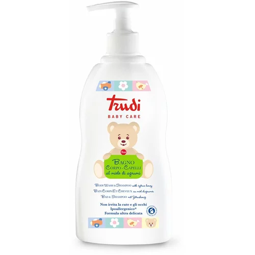Trudi Baby Care mliječna kupka i šampon za djecu s medom i limunom 500 ml