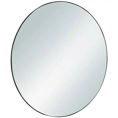  Okruglo ogledalo Esra (Promjer: 50 cm, Crna boja)