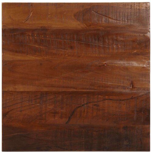 Stolna ploča 60x60x3 8 cm četvrtasta masivno obnovljeno drvo - Obnovljeno drvo (prirodno) 60 x 60 cm 1 38 mm Slike