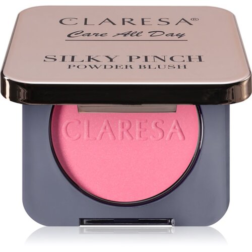 Claresa Care All Day Silky Pinch Powder Blush kompaktno rumenilo za dugotrajni efekt 02 Lumi Pink 2 g Slike