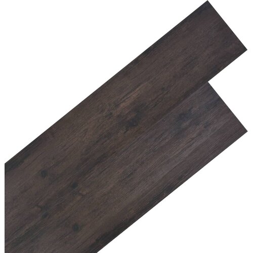 PVC podne obloge 5,26 m&amp;sup2; 2 mm hrastovina tamno sive Slike