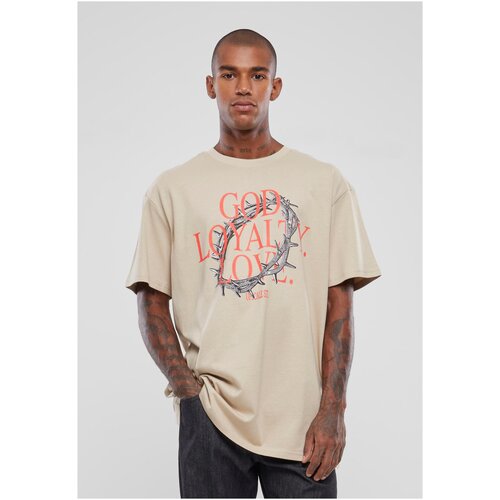 Mister Tee Men&amp;#039;s T-Shirt God Loyalty Love Oversize Cream Slike