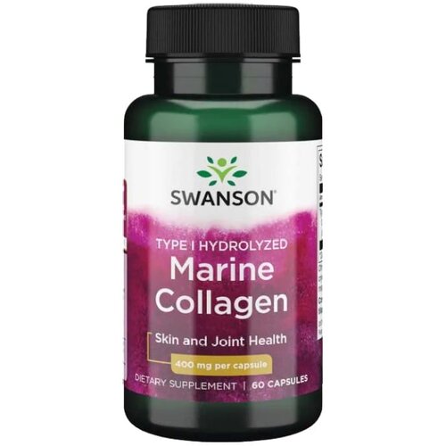 Swanson Hidrolizirani morski kolagenski peptidi 400 mg (60 kapsul) Slike