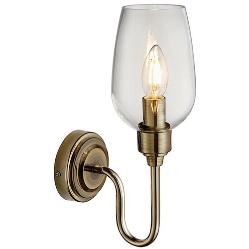  Endon 107792 - Zidno svetilo STOURTON 1xE14/6W/230V mesing Cene