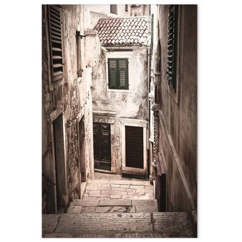  Slika - Retro Alley (1 Part) Vertical 80x120 Akustična Slike