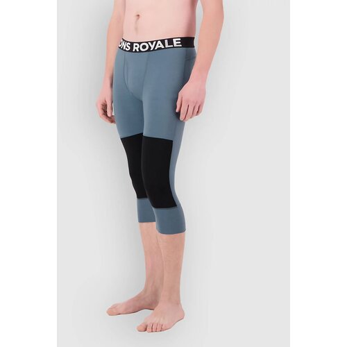 Mons Royale Olympus Merino 3/4 Legging Funkcijske hlace goblin blue / black Slike