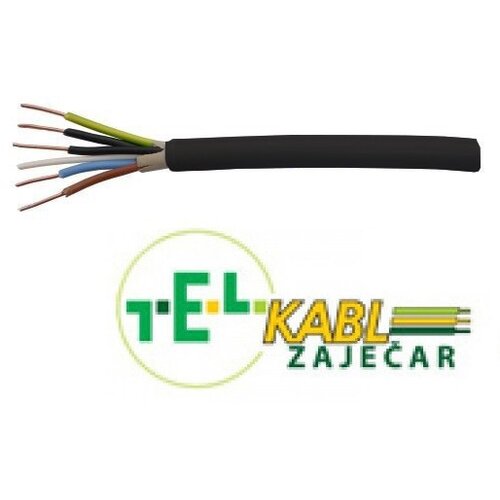 TEL-KABL Kabl PPJ crni 5x1.5 Cene