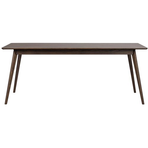 Rowico Tamno smeđi proširiv blagovaonski stol u dekoru hrasta 90x190 cm Yumi – Cijene