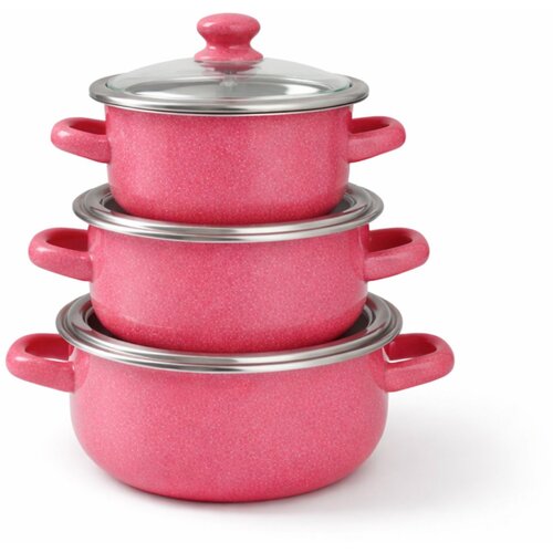 emajl set &scaron;erpi 3/1 roze boje Cene