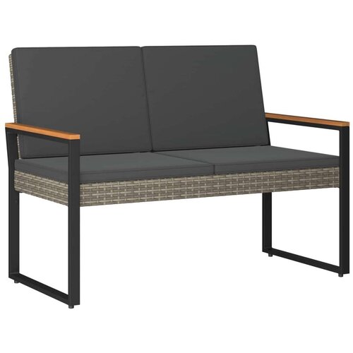  Set vanjskog namje&amp;scaron;taja 4 pcs Siva i tamno siva poliratan Slike