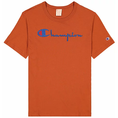 Champion Script Logo Crew Neck T-Shirt