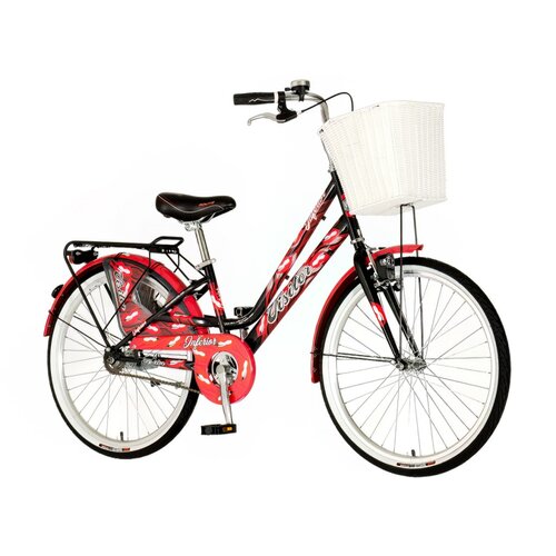 Visitor inferior bicikla crno roza Cene