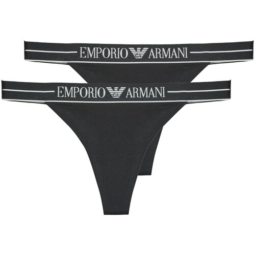 Emporio Armani 2-PACK T-THONG Crna Cijene
