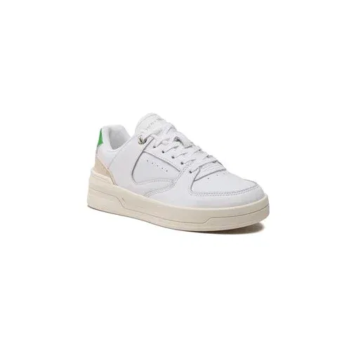 Tommy Hilfiger Superge Leather Basket Sneaker FW0FW06951 Bela