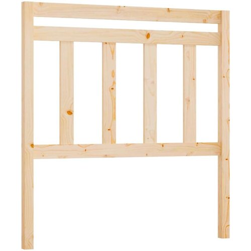  Uzglavlje za krevet 81 x 4 x 100 cm od masivne borovine Slike