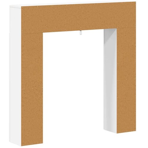  Okvir za kamin Bijela visokog sjaja 102 x 18 x 100 5 cm - Bijela visokog sjaja Cene