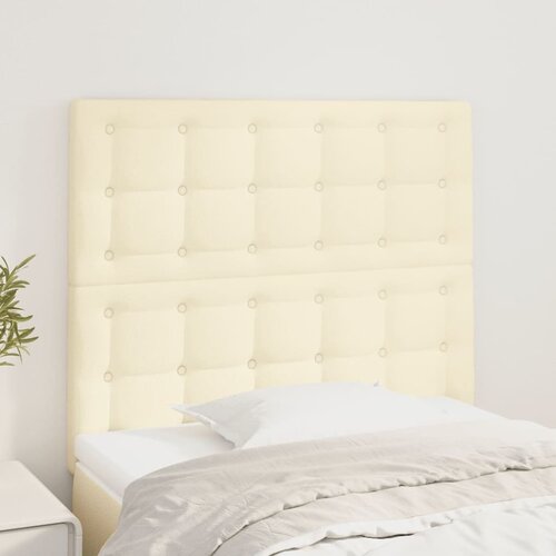 vidaXL Uzglavlja 2 kom krem 80x5x78/88 cm od umjetne kože Cijene