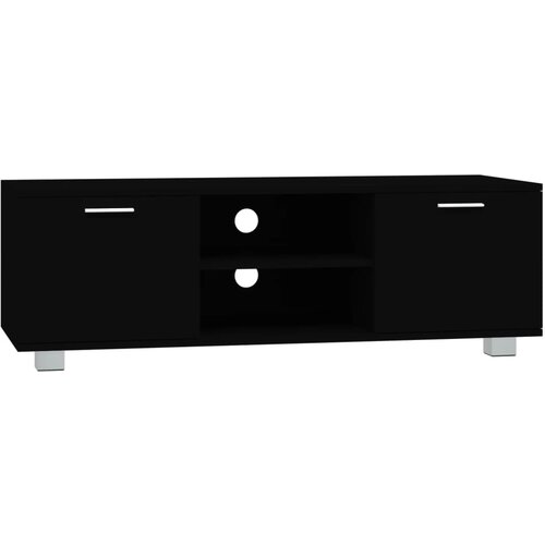 Maison Chic TV omarica - TV enota - Televizijska omarica črna 120x40,5x35 cm inženirski les, (21702321) Cene