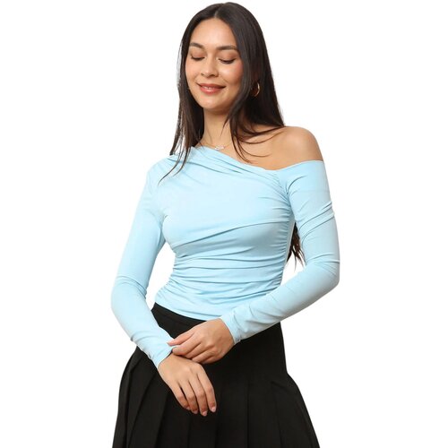 La Modeuse Topi & Bluze 74760_P176547 Modra Cene