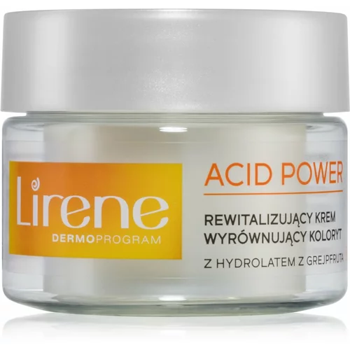 Lirene Acid Power revitalizirajuća krema za ujednačavanje tena lica 50 ml