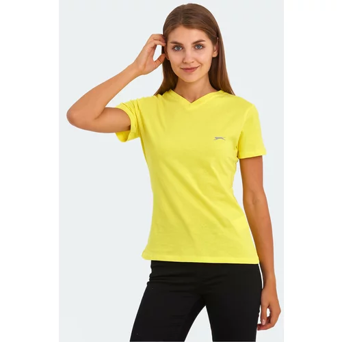 Slazenger T-Shirt - Yellow - V Neck