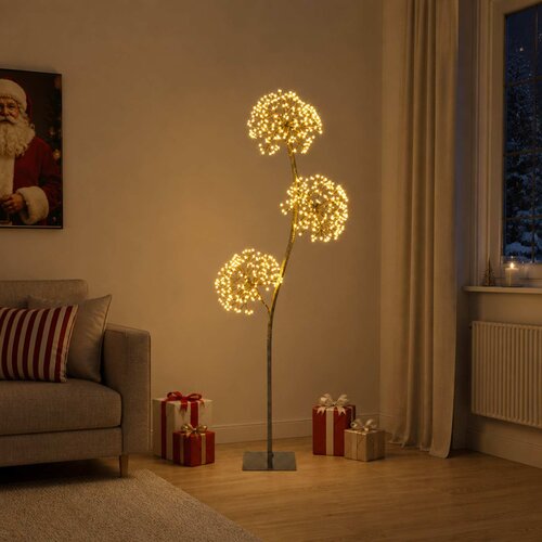  LED božićno drvce u obliku slova S 2 kom. Bijela Slike