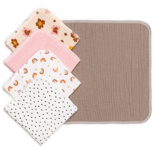 T-TOMI BIO Muslin Napkins salvete 25 x 25 cm Girl 5 kom Cijene