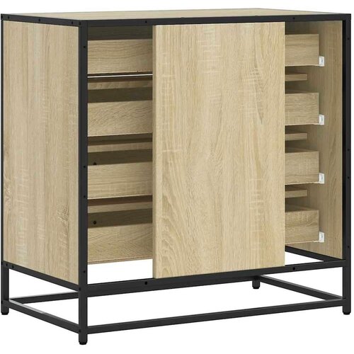 VidaXL Omarica s predali sonoma hrast 70x41x70 cm konstruiran les Slike
