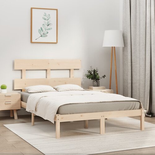  The Living Store Posteljni okvir iz trdne borovine 180x200 cm - Posteljni Okvir, (21499419) Slike