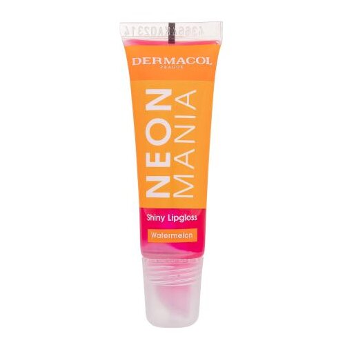 Dermacol Neon Mania Shiny Lipgloss hidratantno sjajilo za usne 10 ml Nijansa watermelon Cijene