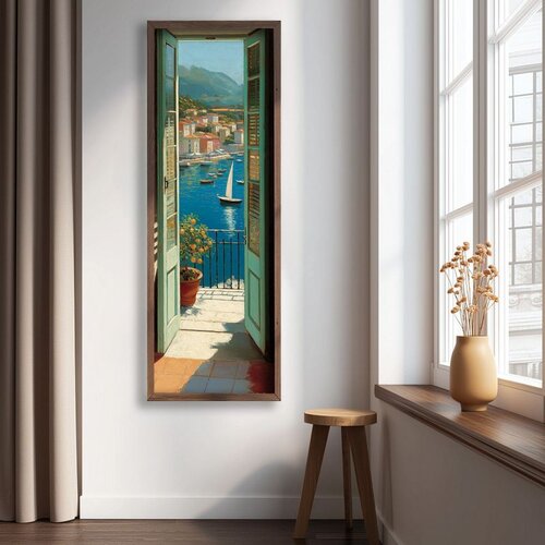 WALLXPERT LAC158-120 Multicolor Decorative Framed MDF Painting Cene
