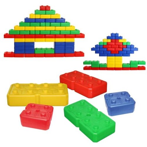 Monkey Gym Izobraževalni mali bloki King 36 kosov, (5000081118) Slike