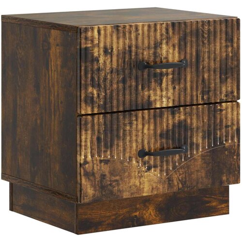  Noćni ormar s ladicama Dimljeni hrast 43 x 34 5 x 44 5 cm - Dimljeni hrast 1 Cene