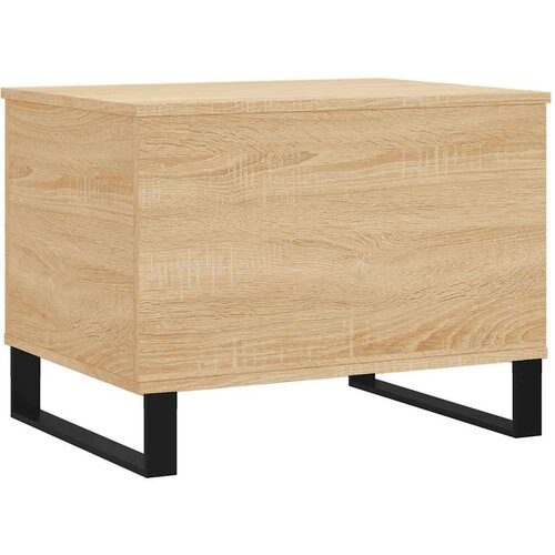 VidaXL Stolić za kavu boja hrasta 60 x 44 5 x 45 cm konstruirano drvo Slike
