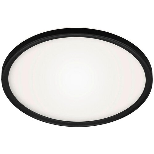 Lesnina XXXL Plafonjera LED 18 W 2400 lm 4000 K 29,3x2,8 cm BCL crna Cene
