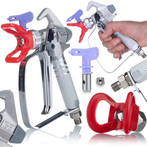 Rosfix SET BRIZGALNA GLAVA ULTRASPRAY PAINTMASTER PM1 &ndash; &Scaron;OBA 517, 3000 PSI, 1/4" IN 7/8" NAVOJ | ZA BARVANJE STEN, STROPOV, OGRAD, (5000076039) Cene