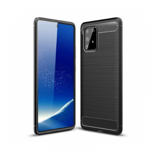  Silikonski ovitek za samsung galaxy S10 lite G770 / galaxy A91 A915 - mat carbon črn Cene