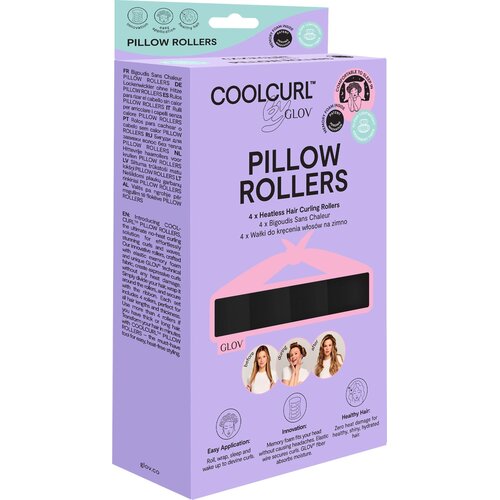  COOLCURL&amp;trade; Pillow Rollers - Black Slike