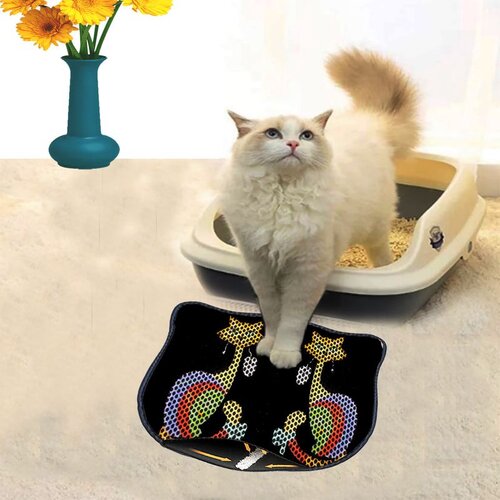 WALLXPERT Kdkafa0128 multicolor cat litter mat Cene