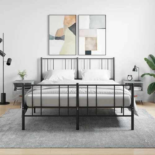 vidaXL Nočna omarica 2 kosa betonsko siva 40x35x47,5 cm inženirski les vidaXL Nočna omarica 2 kosa betonsko siva 40x35x47,5 cm inženirski les