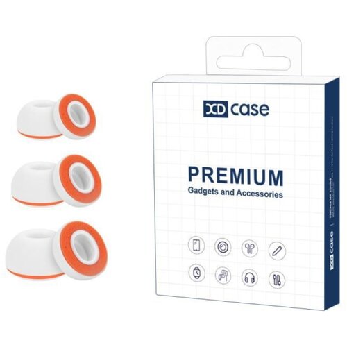 INF Silikonske spominske u&scaron;esne konice, 3 para, za AirPods Pro 3 Orange, (5000339756) Cene