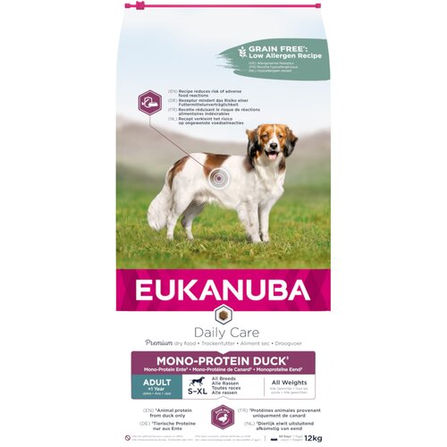  10 % popust na Eukanuba monoproteinsko suho hrano za pse! - Daily Care Monoprotein z raco (12 kg) Cijene