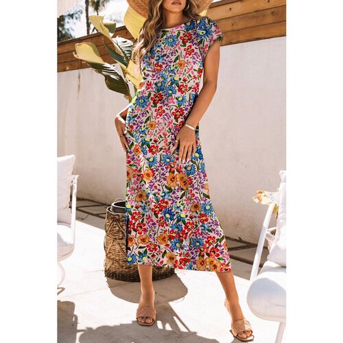 Fenzy Maxi Haljina S Cvjetnim Uzorkom, Višebojna Cijene